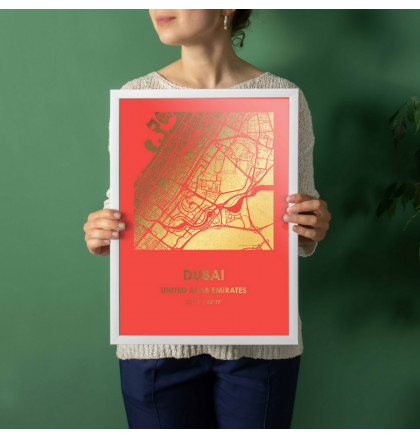 Постер "Дубай / Dubai" фольгированный А3, фото 4, цена 450 грн